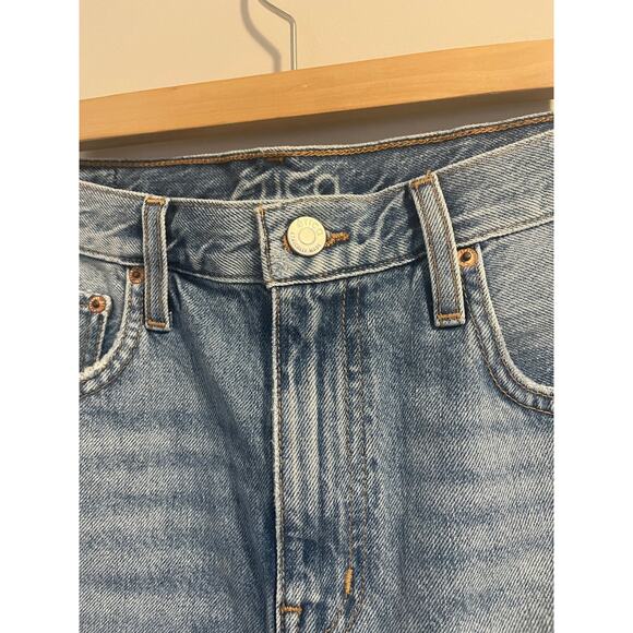 ÉTICA Skylar Cut Off Shorts Women's sz. 26  Blue Organic Cotton Vacation Beachy - Picture 5 of 9